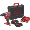 Milwaukee M18 CBLPD-422C 18V slagboremaskine 1x4.0 + 1x2.0 Ah inkl. kuffert