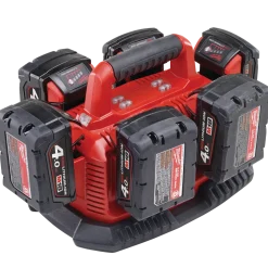 Milwaukee M1418 C6 multioplader til 6 batterier