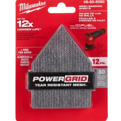 Milwaukee MESH slibepapir til M12 FDSS 67 x 92 mm Korn 120