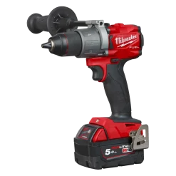 Milwaukee M18 FDP2-502X 18V Fuel slagboremaskine 2x5.0 Ah batterier og lader