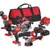 Milwaukee M18 FPP6F3-502B kombi-kit inkl. 2x5,0 Ah batteri og lader