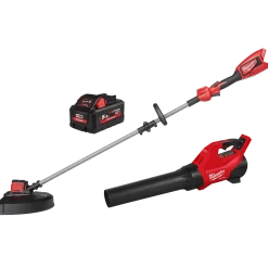 Milwaukee M18 powerpack M18 BLLT græstrimmer/M18 FBLG3 løvblæser 5,5Ah batteri