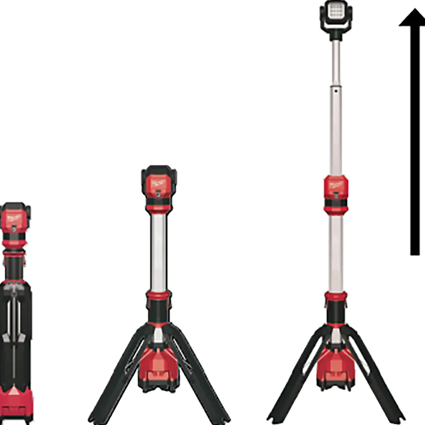 Milwaukee M12™ SAL-0 arbejdslampe m/stativ solo