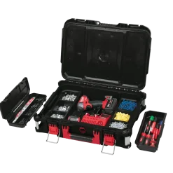 Milwaukee Packout™ 3-delt sæt med trolley og to modulsystem bokse