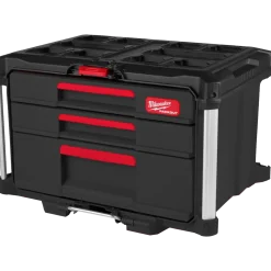 Milwaukee packout kuffert med 2+1 skuffe