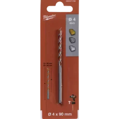 Milwaukee premium murbor med karbidspids 4x90 mm
