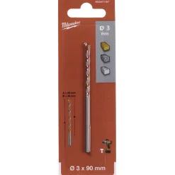 Milwaukee premium murbor med karbidspids 3x90 mm