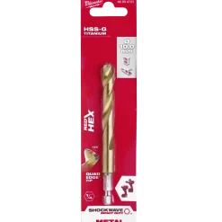 Milwaukee Red Hex shockwave™ HSS-Tin metalbor 10 mm
