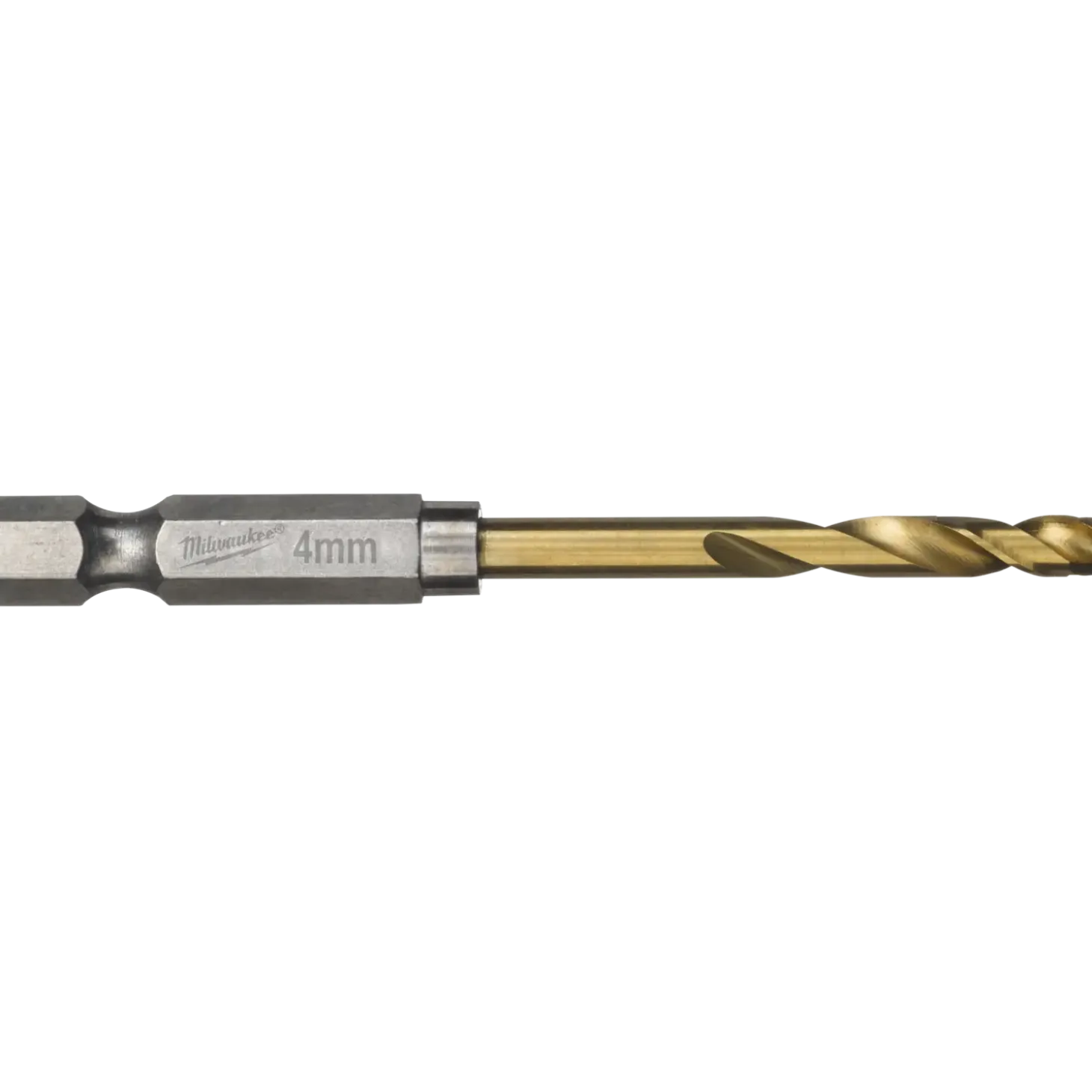 Milwaukee Red Hex shockwave™ HSS-Tin metalbor 4 mm
