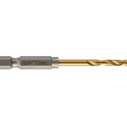 Milwaukee Red Hex shockwave™ HSS-Tin metalbor 3,5 mm
