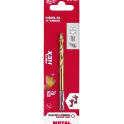 Milwaukee Red Hex shockwave™ HSS-Tin metalbor 5,5 mm