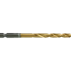 Milwaukee Red Hex shockwave™ HSS-Tin metalbor 6 mm