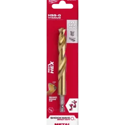 Milwaukee Red Hex shockwave™ HSS-Tin metalbor 12 mm