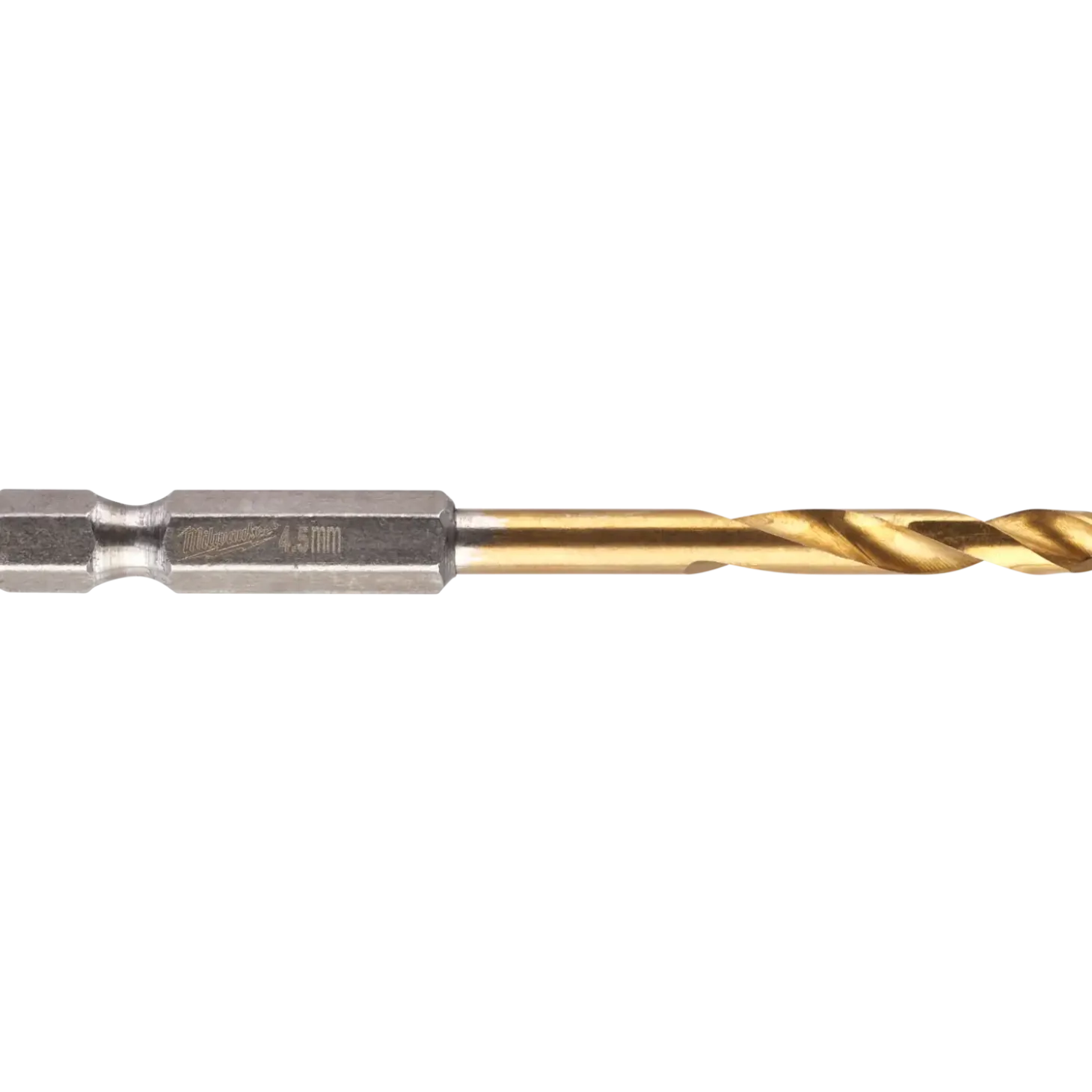 Milwaukee Red Hex shockwave™ HSS-Tin metalbor 4,5 mm