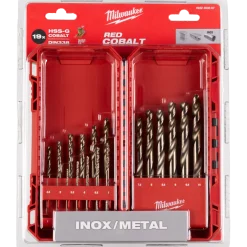 Milwaukee shockwave™ HSS-G-CO metalborsæt 19 bor
