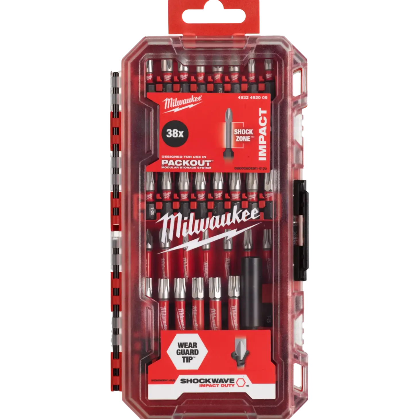 Milwaukee Shockwave™ impact duty bitsæt 38 dele