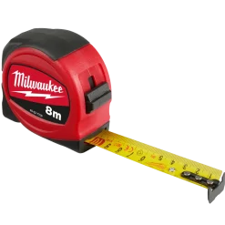 Milwaukee S8/25 mm slimline målebånd 8 m