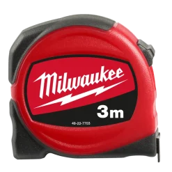 Milwaukee S3/16 mm slimline målebånd 3 m