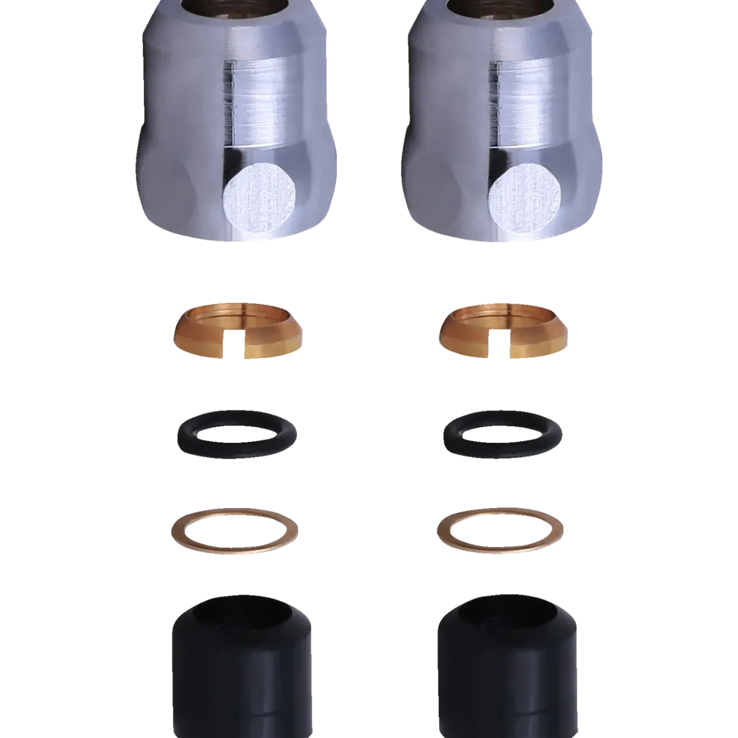 Monteringssæt t/armatur m/kobberrør 3/8"x10 mm