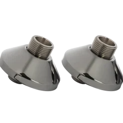 Monteringssæt t/brusearmatur forskudt 3/4"x1/2" krom
