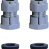 Monteringssæt t/klemring armatur 3/8"x10 mm krom