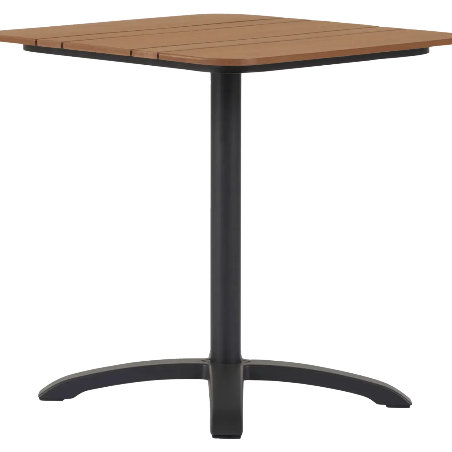 Morsø cafébord Alu/nonwood 69x69 cm sort/teak