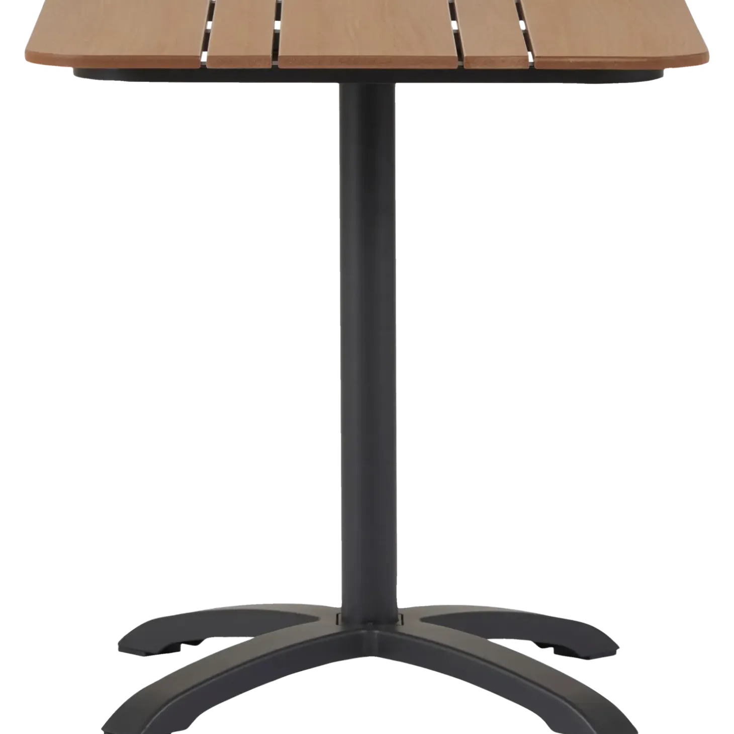 Morsø cafébord Alu/nonwood 69x69 cm sort/teak