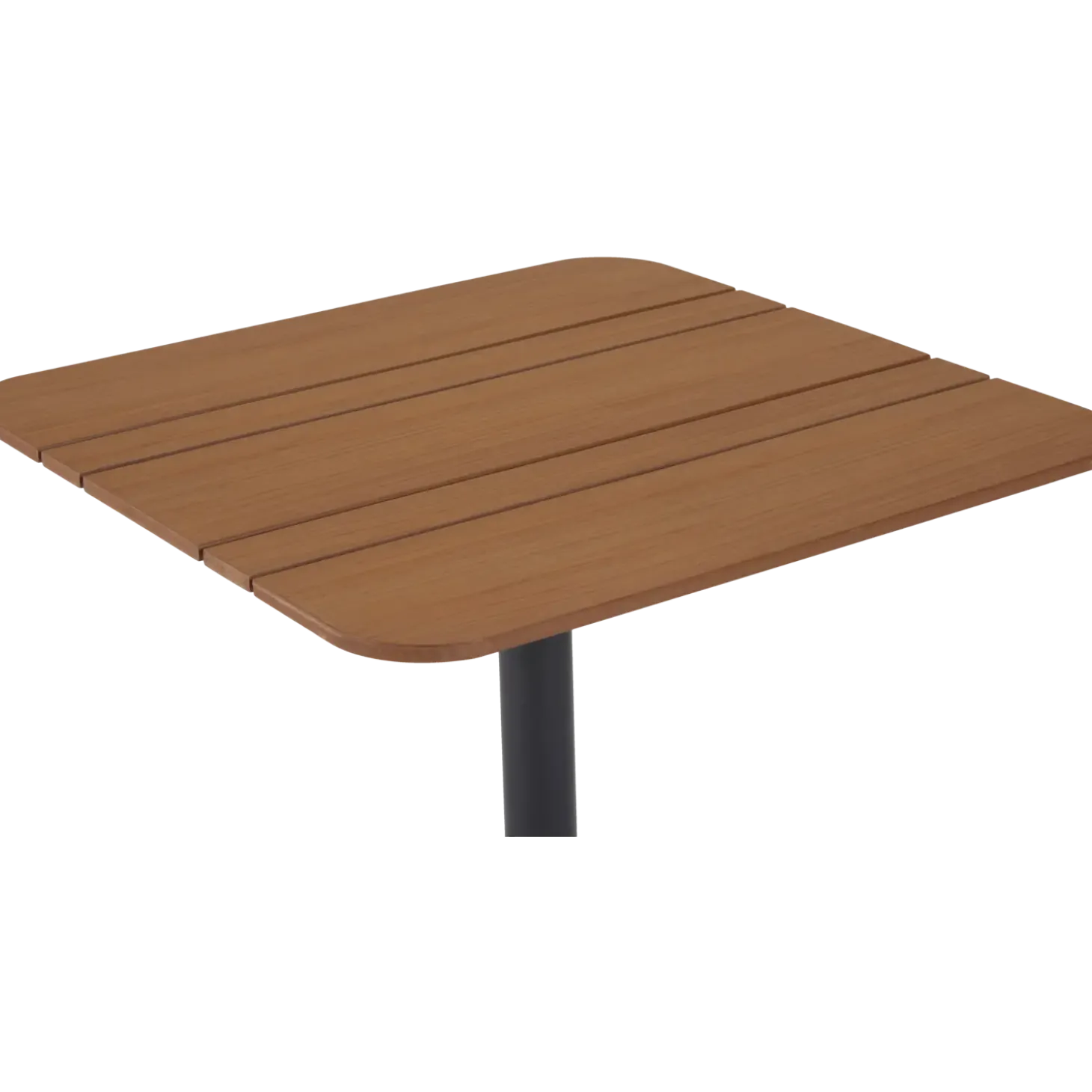 Morsø cafébord Alu/nonwood 69x69 cm sort/teak