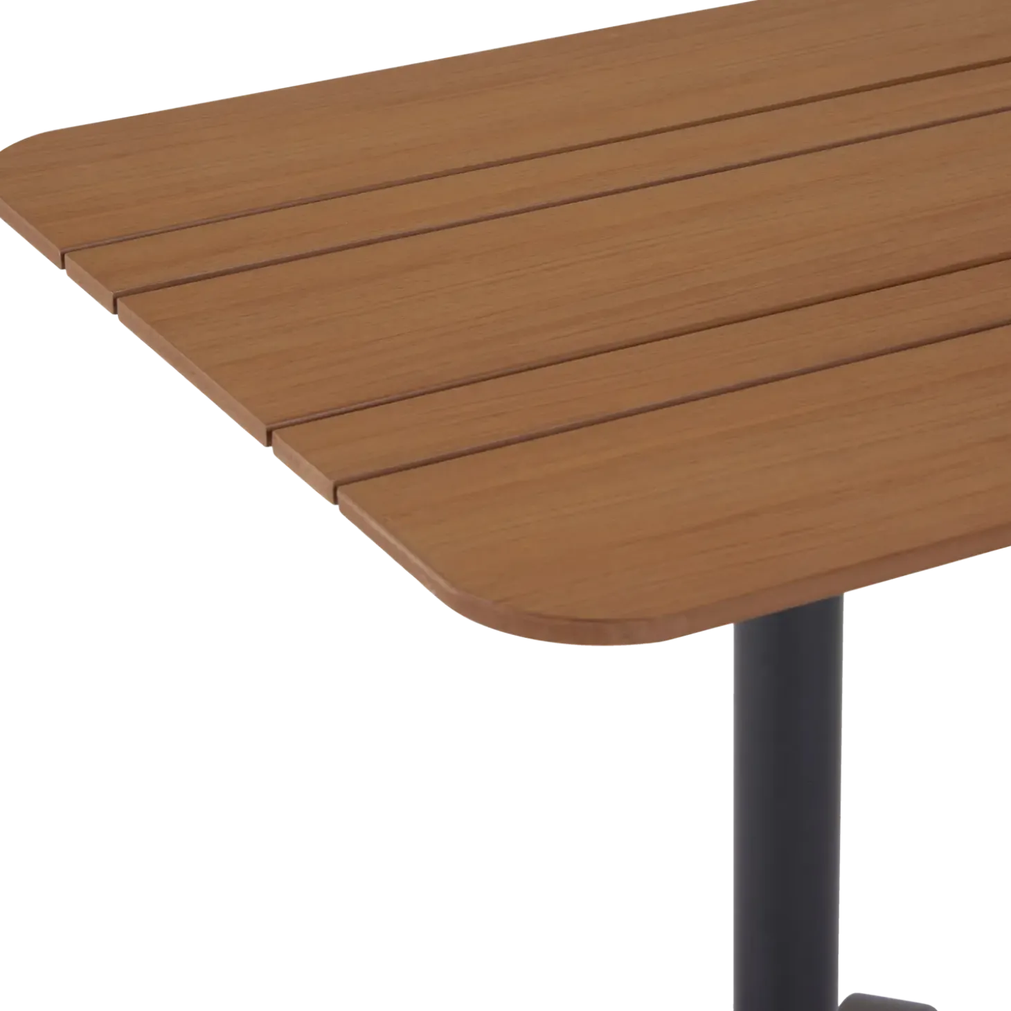 Morsø cafébord Alu/nonwood 69x69 cm sort/teak