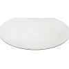 Morsø glasgulvplade cirkel med lige bagkant 60/100 x 90 cm