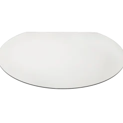 Morsø glasgulvplade cirkel med lige bagkant 60/100 x 90 cm