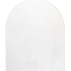 Morsø glasgulvplade halvcirkel med logo 100 x 120 cm