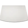 Morsø glasgulvplade rektangulær med buet forkant 85 x 110 cm