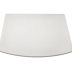 Morsø glasgulvplade rektangulær med buet forkant 85 x 110 cm