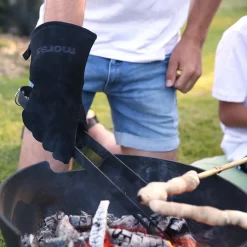 Morsø pejse-/grillhandske i læder højre