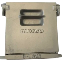 Morsø rensedør dobbelt 6x6" rå støbejern