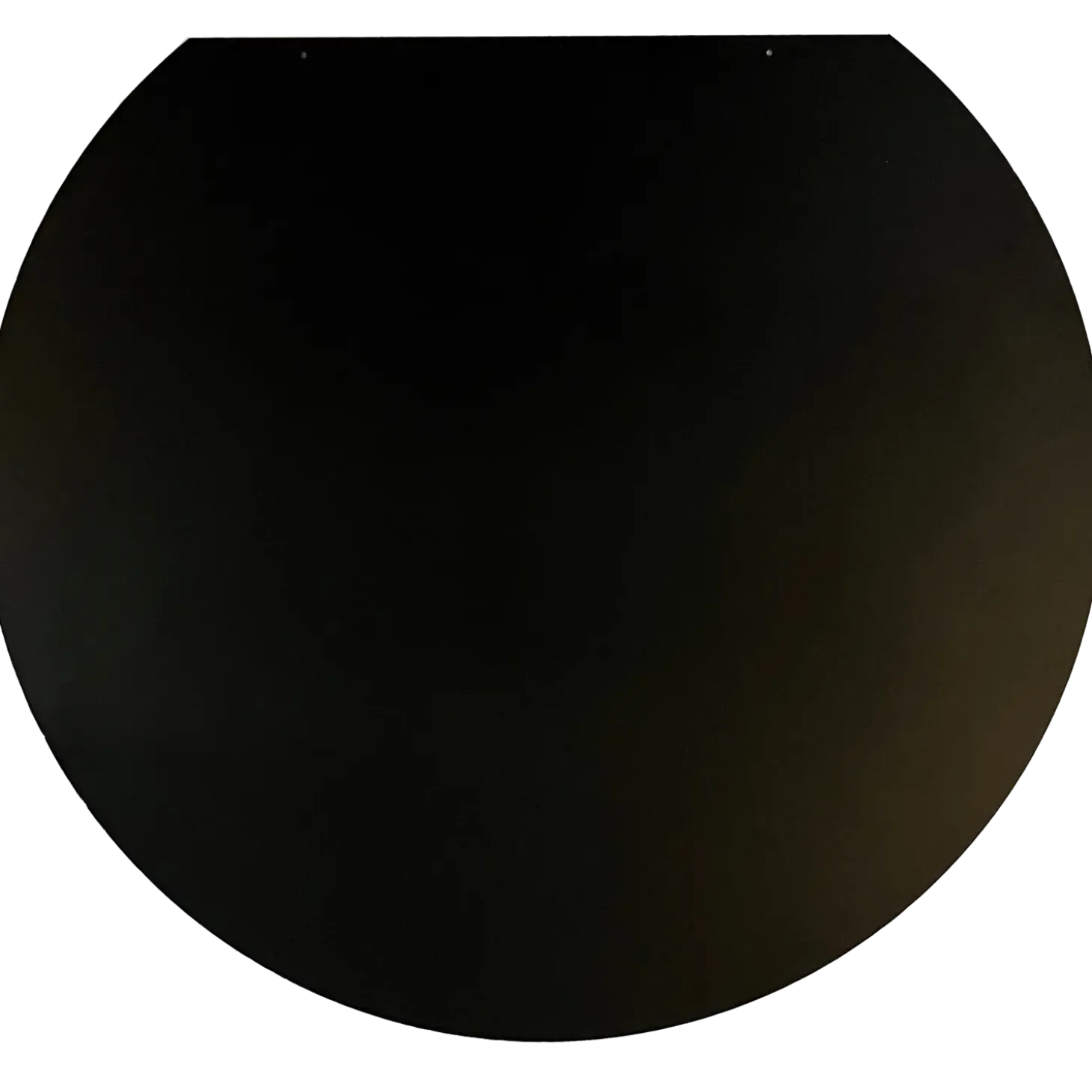 Morsø stålgulvplade cirkel med lige bagkant 60/100 x 90 cm