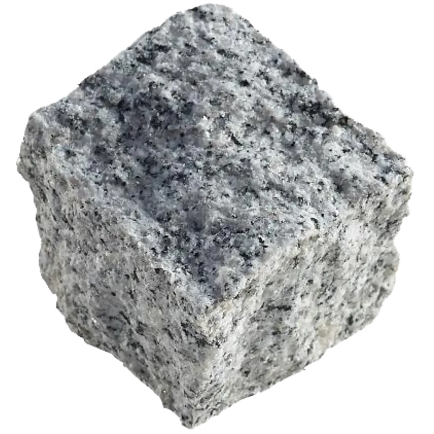 Mosaiksten G603 kløvet 6x6x5 cm lysegrå