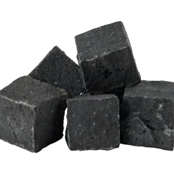 Mosaiksten G685 kløvet 6x6x5 cm sortgrå