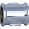Muffe 1/2" krom
