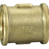 Muffe 1/2" messing