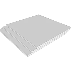 Multi-Living hyldepakke 40 cm 3 stk hvid