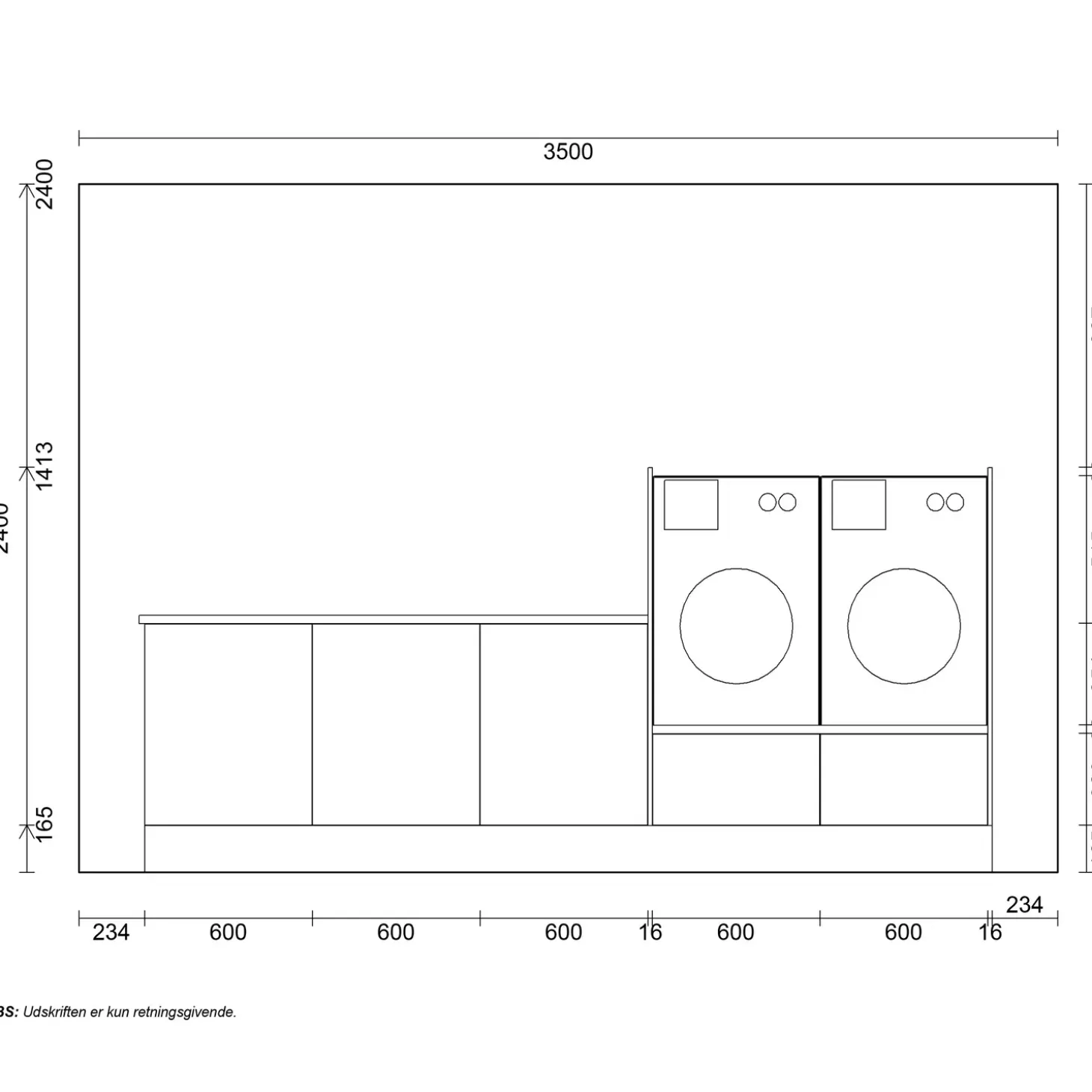 Multi-Living Monaco bryggers 2432 mm