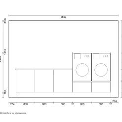 Multi-Living New York bryggers 2432 mm