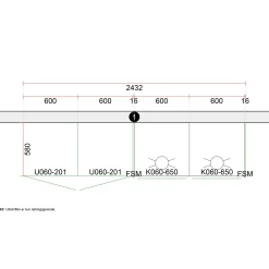 Multi-Living Wien bryggers 2432 mm