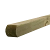 Multistolpe m/afrundet top 90x90 mm længde 208 cm trykimprægneret