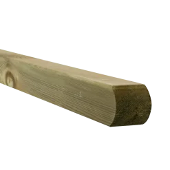 Multistolpe m/afrundet top 90x90 mm længde 208 cm trykimprægneret