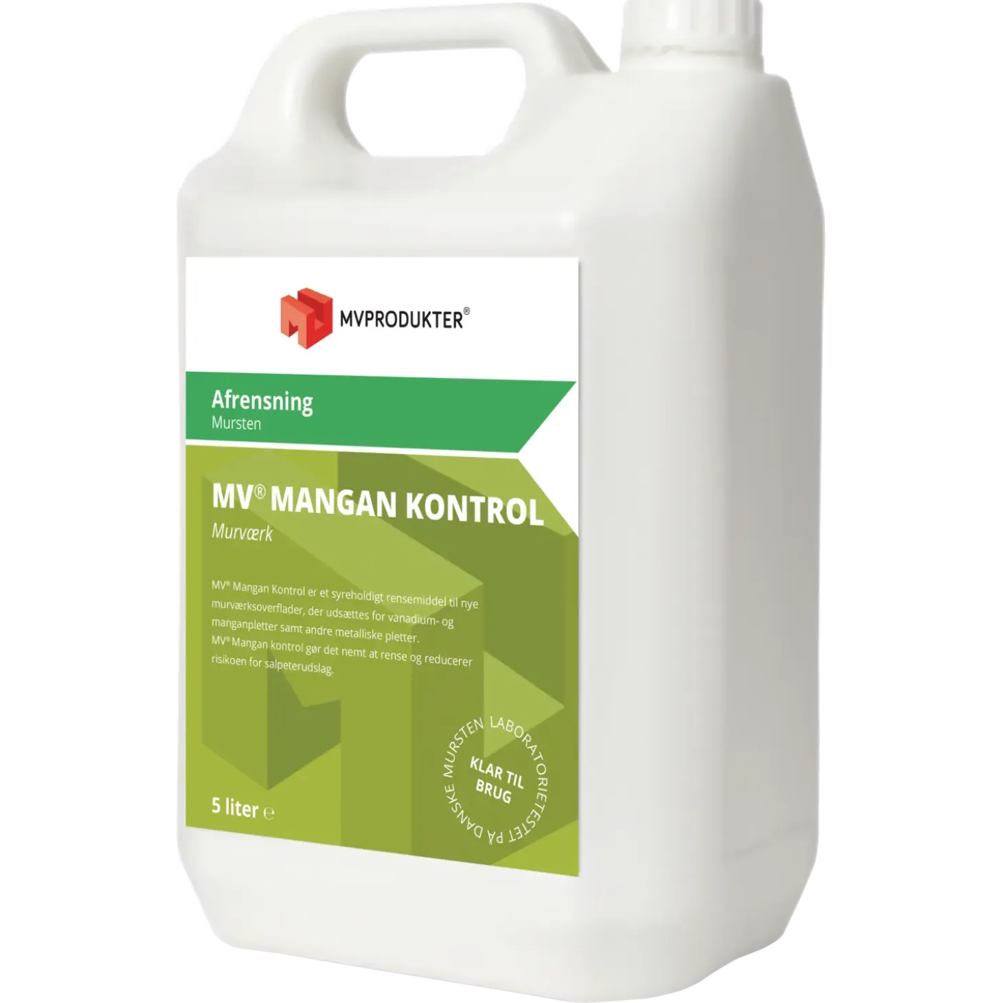 Mv Produkter, Mangankontrol vandbaseret 5 L