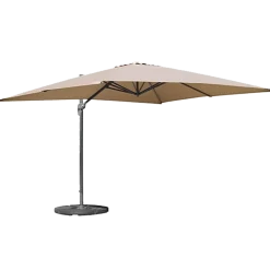 New york  hængeparasol 3x4m taupe