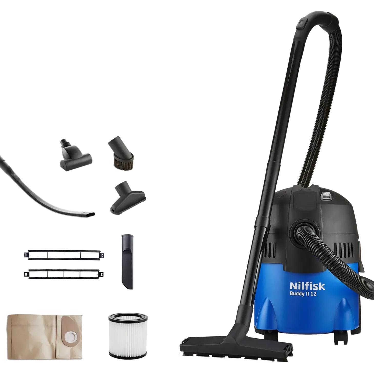 Nilfisk Buddy 2 støvsuger m/car cleaner sæt 12 L